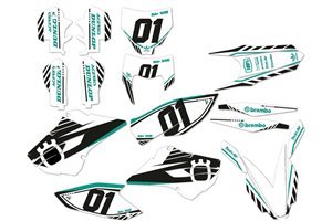 Kit Autocollants compatible avec per HUSQVARNA TC 125/250 - FC 250/350/450 2014 - 2015 - MXPKAD13954