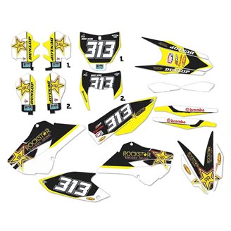 Sticker set compatible with per HUSQVARNA TC 125/250 - FC 250/350/450 2014 - 2015 - MXPKAD13956