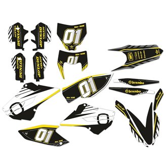 Aufkleber Satz kompatibel mit per HUSQVARNA TC 125/250 - FC 250/350/450 2014 - 2015 - MXPKAD13957