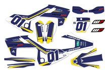 Sticker set compatible with per HUSQVARNA TC 125/250 - FC 250/350/450 2016 - 2018 - MXPKAD13983