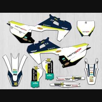 Aufkleber Satz kompatibel mit per HUSQVARNA TC 125/250 - FC 250/350/450 2016 - 2018 - MXPKAD13681