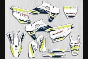 Kit de pegatinas compatible con per HUSQVARNA TC 125/250 - FC 250/350/450 2016 - 2018 - MXPKAD13640