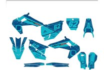 Kit de pegatinas compatible con per HUSQVARNA TC 125/250 - FC 250/350/450 2019 - 2022 - MXPKAD14078