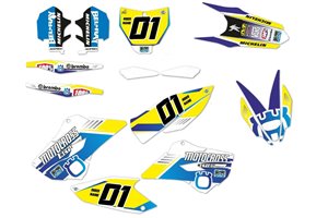 Kit adesivi compatibile con per HUSQVARNA TE 150/250/300 FE 250/350/450 2014 - 2016 - MXPKAD13981