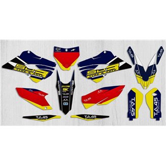 Kit Autocollants compatible avec per HUSQVARNA TE 150/250/300 FE 250/350/450 2014 - 2016 - MXPKAD13950