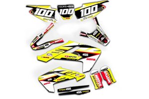 Aufkleber Satz kompatibel mit per HUSQVARNA TE 150/250/300 FE 250/350/450 2017 - 2019 - MXPKAD14117