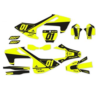 Aufkleber Satz kompatibel mit per HUSQVARNA TE 150/250/300 FE 250/350/450 2017 - 2019 - MXPKAD14055