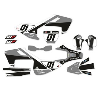 Kit Autocollants compatible avec per HUSQVARNA TE 150/250/300 FE 250/350/450 2017 - 2019 - MXPKAD14049