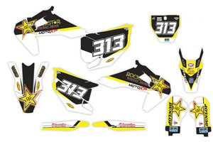 Kit adesivi compatibile con per HUSQVARNA TE 150/250/300 FE 250/350/450/501 2020 - 2022 - MXPKAD14184