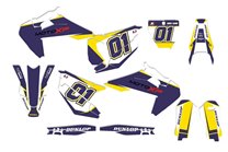 Sticker set compatible with per HUSQVARNA TE 150/250/300 FE 250/350/450/501 2020 - 2022 - MXPKAD14076