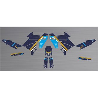 Aufkleber Satz kompatibel mit per HUSQVARNA NORDEN 901 2022 - 2023 - MXPKAD16041