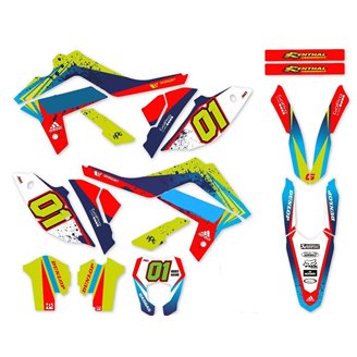 Kit adesivi compatibile con per GASGAS MC 2T-4T 2020 - 2022 - MXPKAD13961