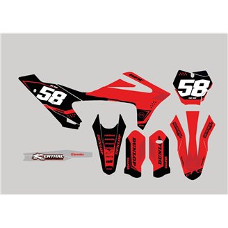 Kit adesivi compatibile con per GASGAS MC 2T-4T 2020 - 2022 - MXPKAD13805