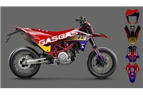 Kit adesivi compatibile con per GASGAS SM 700 ES 700 2022 - 2023 - MXPKAD16277