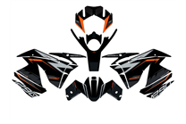 Kit Autocollants compatible avec per KTM 1290 SUPER ADVENTURE S-R 2021 - 2023 - MXPKAD17178