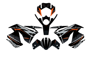 Kit de pegatinas compatible con per KTM 1290 SUPER ADVENTURE S-R 2021 - 2023 - MXPKAD17178