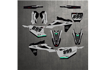 Kit adesivi compatibile con per HUSQVARNA TE 150/250/300 FE 250/350/450/501 2024 - 2025 - MXPKAD17205