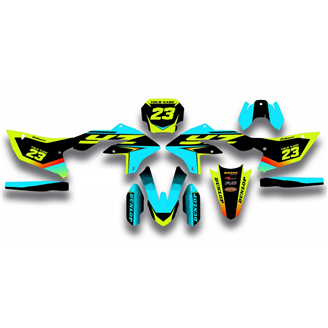 Kit Autocollants compatible avec per YAMAHA YZF 450 2023 - 2024 - MXPKAD17209