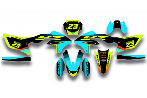 Aufkleber Satz kompatibel mit per YAMAHA YZF 450 2023 - 2024 - MXPKAD17209