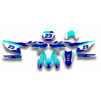 Kit Autocollants compatible avec per YAMAHA YZF 450 2023 - 2024 - MXPKAD17211