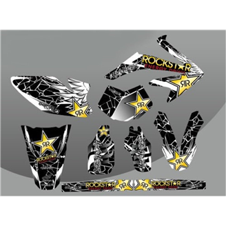 Sticker set compatible with per HM 125 DERAPAGE 2T 2010 - 2016 - MXPKAD15149