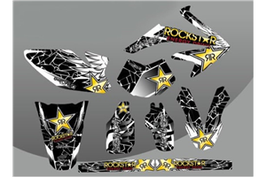 Sticker set compatible with per HM 125 DERAPAGE 2T 2010 - 2016 - MXPKAD15149