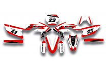 Sticker set compatible with per YAMAHA YZF 450 2023 - 2024 - MXPKAD17212