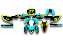 Kit adesivi compatibile con per YAMAHA YZF 450 2023 - 2024 - MXPKAD17209