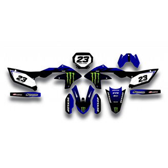 Kit Autocollants compatible avec per YAMAHA YZF 450 2023 - 2024 - MXPKAD17210