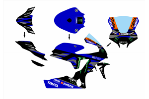 Carenage Racing Peint Yamaha R1 2015 - 2019 - MXPCRV17290