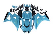 Painted street fairings in abs compatible with Yamaha R7 2021 - 2024 not include tank cover- MXPCAV17383