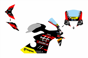 Carenage Racing Peint Ducati Panigale V4 R 2019 - 2021 - MXPCRV17400