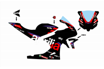 Carenado Racing Pintado Aprilia RSV4 2021 - 2024 - MXPCRV17402 2