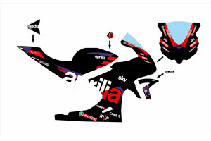 Carenage Racing Peint Aprilia RSV4 2021 - 2024 - MXPCRV17402