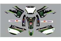 Sticker set compatible with per KAWASAKI KX 125/250 1999 - 2002 - MXPKAD13742