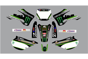 Kit adesivi compatibile con per KAWASAKI KX 125/250 1999 - 2002 - MXPKAD13742