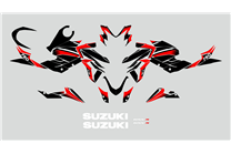 Sticker set compatible with per SUZUKI GSX S 750 2017 - 2023 - MXPKAD17170 2