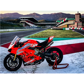 Carene stradali in abs verniciate compatibili con Ducati Panigale V4R 2018-2021 MXPCAV17595