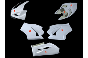 Ducati Panigale V2 2020 - 2024 race Fairings without Front Fender - MXPCRD17612