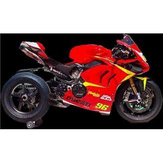 Carene Racing Verniciate Ducati Panigale V4 V4S 2020 - 2021 - MXPCRV17627