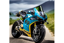 Painted street fairings in abs compatible with Ducati Panigale V4 V4S 2020 - 2021 - MXPCAV17707