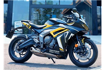 Painted street fairings in abs compatible with Triumph Daytona 660 2024 - 2025 - MXPCAV17801