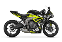 Painted street fairings in abs compatible with Triumph Daytona 660 2024 - 2025 - MXPCAV17803