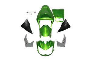 Painted street fairings in abs compatible with Kawasaki Z1000 2003 - 2006 - MXPCAV17870