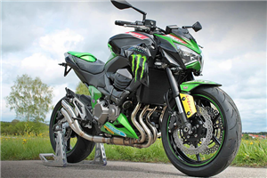 Painted street fairings in abs compatible with Kawasaki Z800 2013 - 2018 - MXPCAV17888