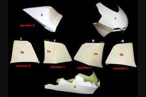 Complete fairings with front fender 