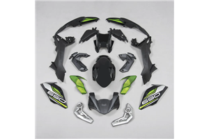 Painted street fairings in abs compatible with Kawasaki Z650 2017 - 2019 - MXPCAV17896