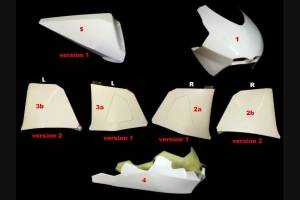 Complete fairings with front fender 