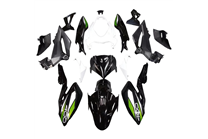 Painted street fairings in abs compatible with Kawasaki Z400 2018 - 2023 - MXPCAV17906