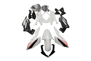 Carene stradali in abs verniciate compatibili con Kawasaki Z400 2018 - 2023 - MXPCAV17907